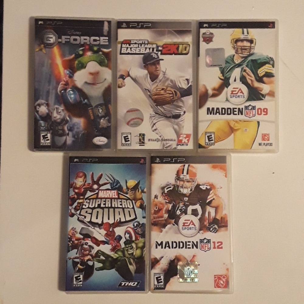 lot of 5 PSP games